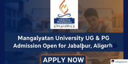 Mangalayatan University UG and  PG Admission Open